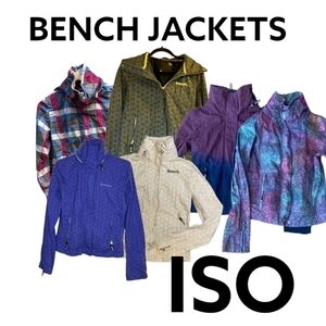 IN SEARCH OF 🔍 *NOT FOR SALE* BENCH JACKETS BBQ SIZE MEDIUM